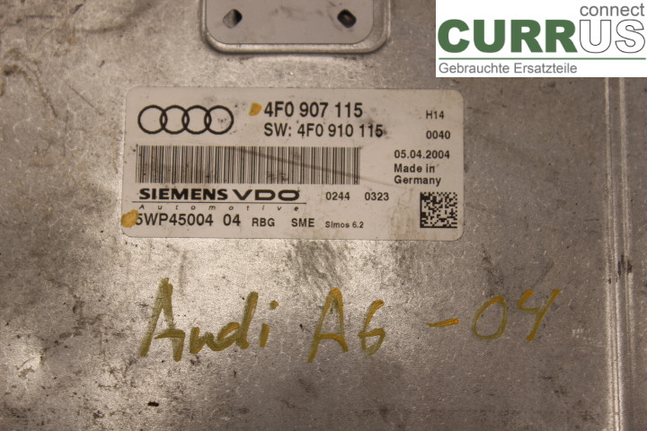 AUDI A6/S6     97-05 Engine Control Unit (ECU) 4F0907115 