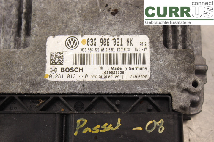 VW PASSAT      05-10 Motorsteuergerät (ECU) 03G906021NK 