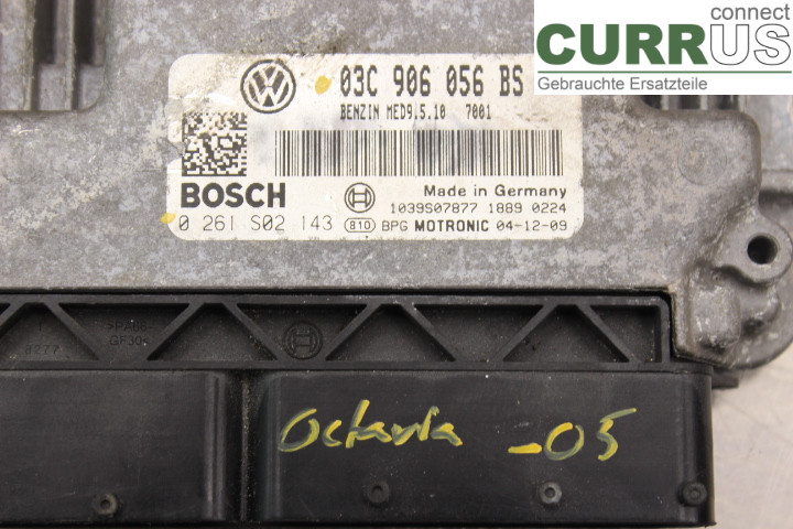 SKODA OCTAVIA    05-13 Engine Control Unit (ECU) 03C906056BS 