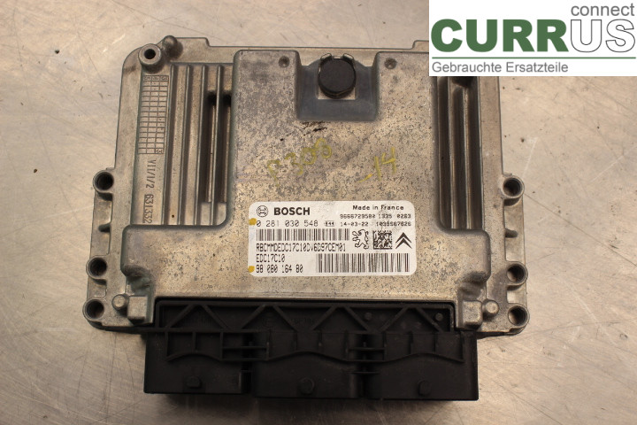 PEUGEOT 308 08-13 Engine Control Unit (ECU) 9808016480 