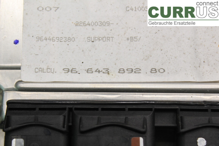 CITROEN C4 I   05-10 Motorsteuergerät (ECU) 9657649280 1,6/NFU