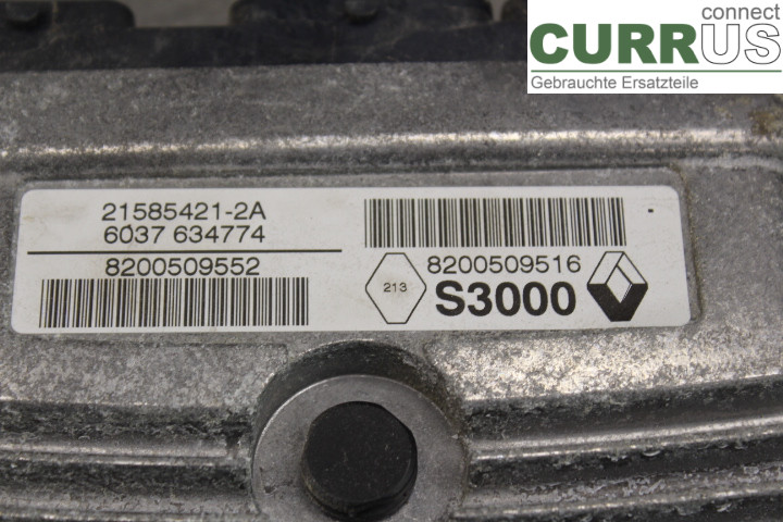RENAULT MÉGANE II  03-05 Engine Control Unit (ECU) 8200509552 1,6i/K4M-812