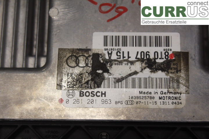 AUDI A5  07-16 Motorens styreenhed (ECU) 8T0907115A 