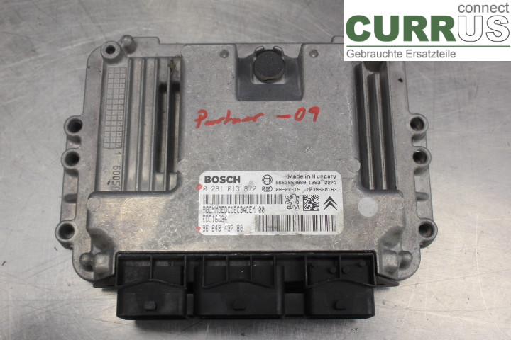 PEUGEOT PARTNER   08-15 Engine Control Unit (ECU) 9664843780 