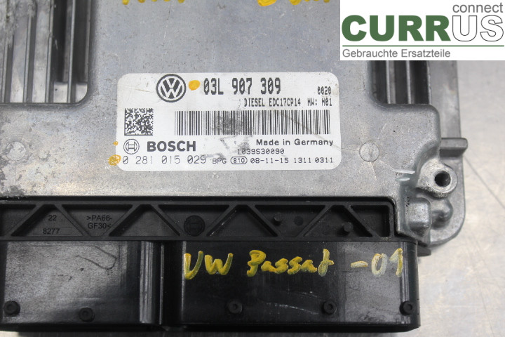 VW PASSAT      05-10 Motorsteuergerät (ECU) 03L907309 