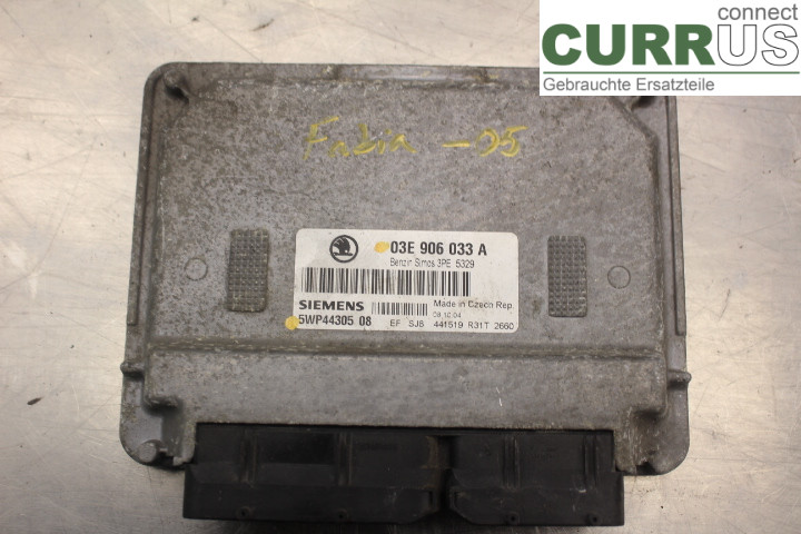 SKODA FABIA    99-07 Unité de contrôle moteur (ECU) 03E906033A 