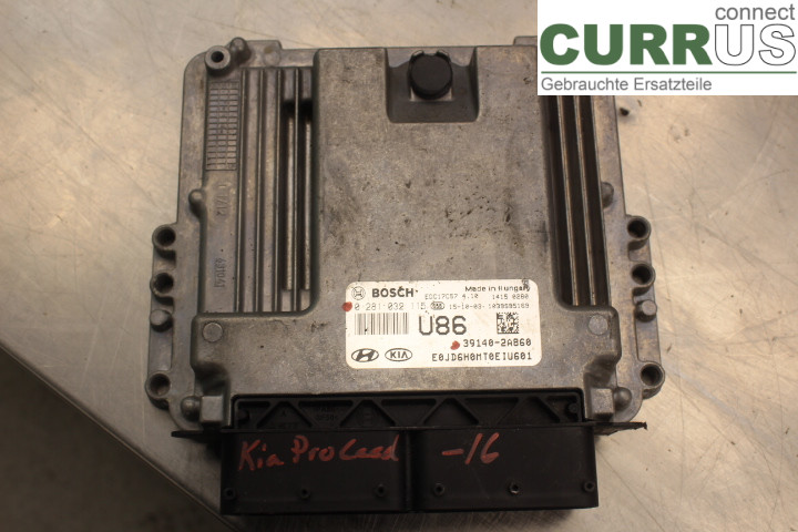 KIA CEED  12-18 Engine Control Unit (ECU) 391402A860 