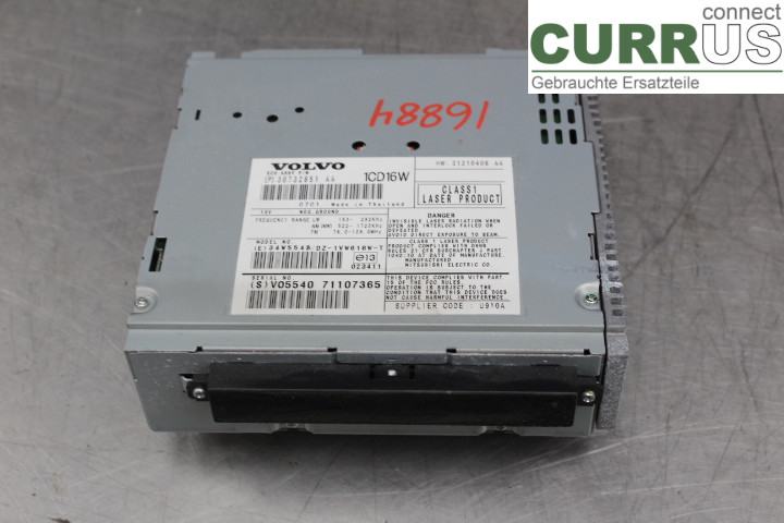 VOLVO V50      04-07 Radio CD / Multimedia panel 30732851AA 1,8F/B4184S8