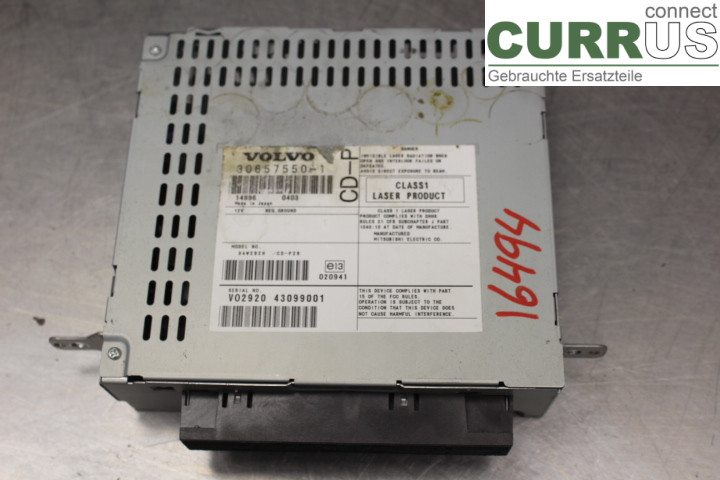 VOLVO XC90     03-06 Radio CD / panneau multimédia 306575501 2,4D5/D5244T