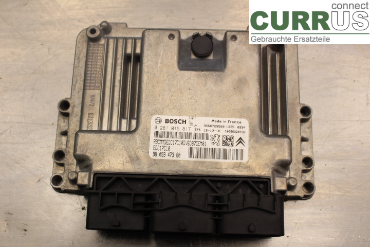 CITROEN BERLINGO  08-18 Engine Control Unit (ECU) 9805947380 1,6HDi/9HN