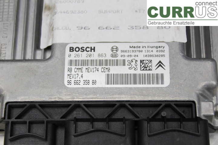 PEUGEOT 308 08-13 Engine Control Unit (ECU) 9666235880 1,6/5FW