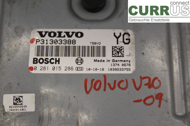 VOLVO V70      08-13 Engine Control Unit (ECU) P31303388 