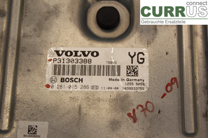 VOLVO V70      08-13 Engine Control Unit (ECU) P31303388 
