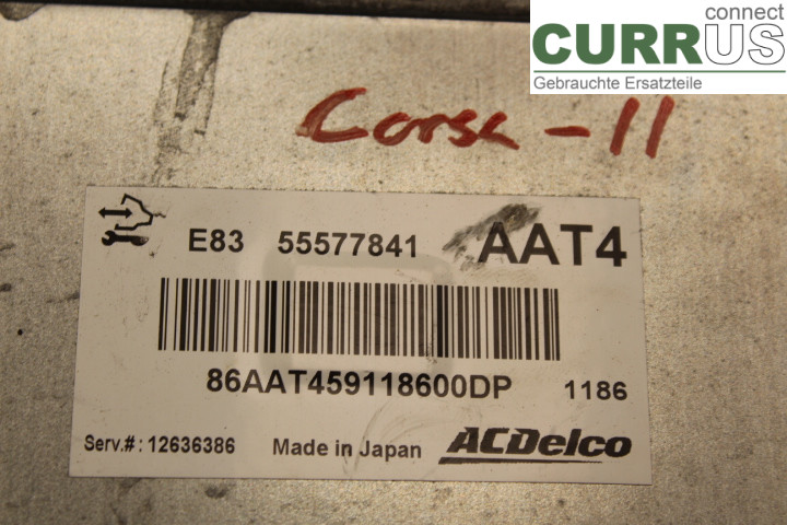 OPEL CORSA D  07-14 Engine Control Unit (ECU) 55577841 