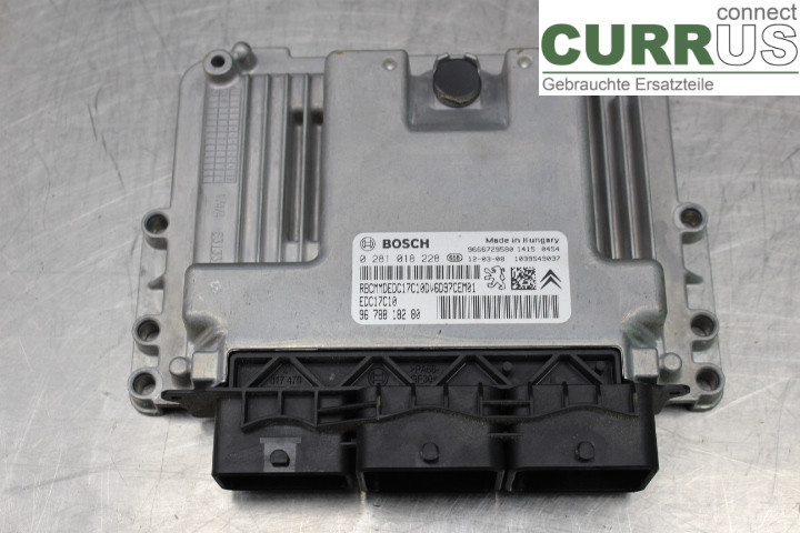 PEUGEOT PARTNER   08-15 Unité de contrôle moteur (ECU) 9678818280 1,6HDi/9HF