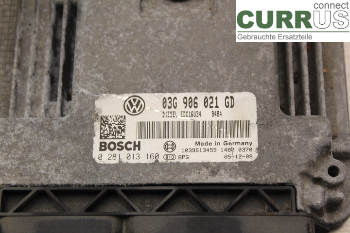 SKODA OCTAVIA    05-13 Engine Control Unit (ECU) 03G906021GD 2,0TDi/BMM