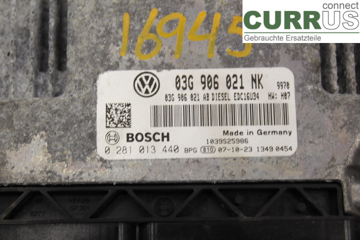 VW PASSAT      05-10 Unité de contrôle moteur (ECU) 03G906021NK 2,0TDi/BMP