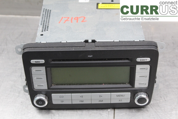 VW CADDY      04-10 Radio CD / panneau multimédia 1K0035186AF 1.9TDi/BLS