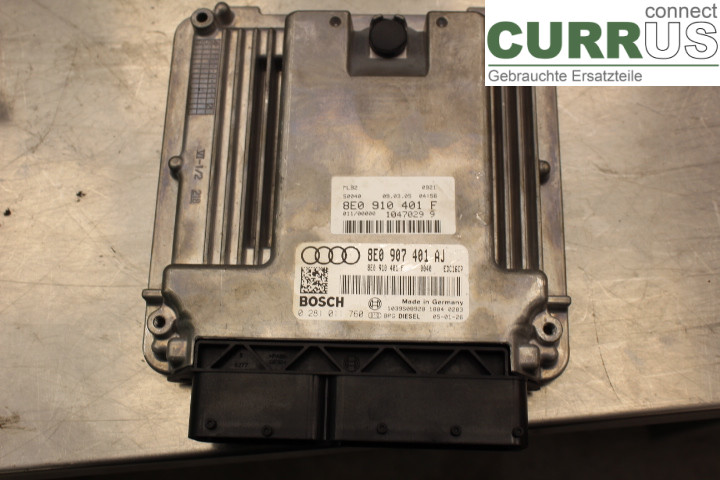 AUDI A4/S4  05-07 Engine Control Unit (ECU) 8E0907401AJ 3,0TDi/BKN