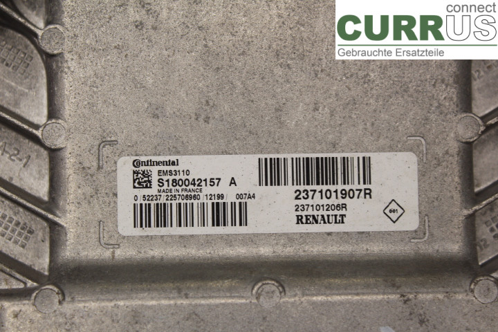RENAULT CLIO III  09-12 Engine Control Unit (ECU) 237101907R 1.2i/D4F740