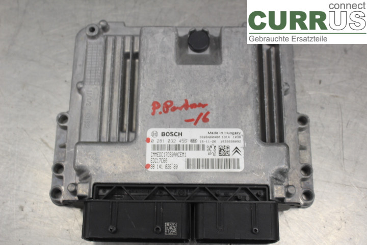 PEUGEOT PARTNER 16-18 Engine Control Unit (ECU) 9814182680