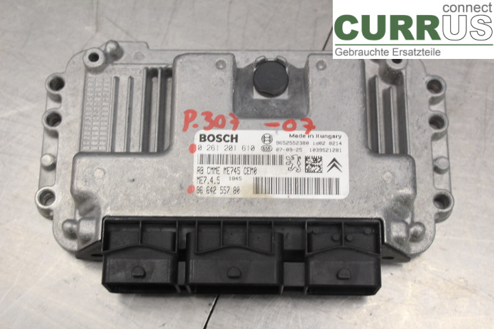 PEUGEOT 307     05-08 Engine Control Unit (ECU) 9664255780 