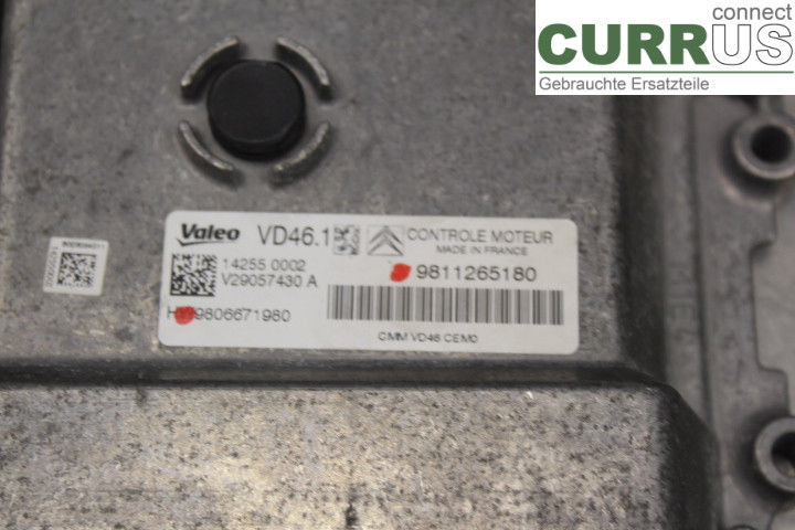 PEUGEOT 308 08-13 Engine Control Unit (ECU) 9811265180 