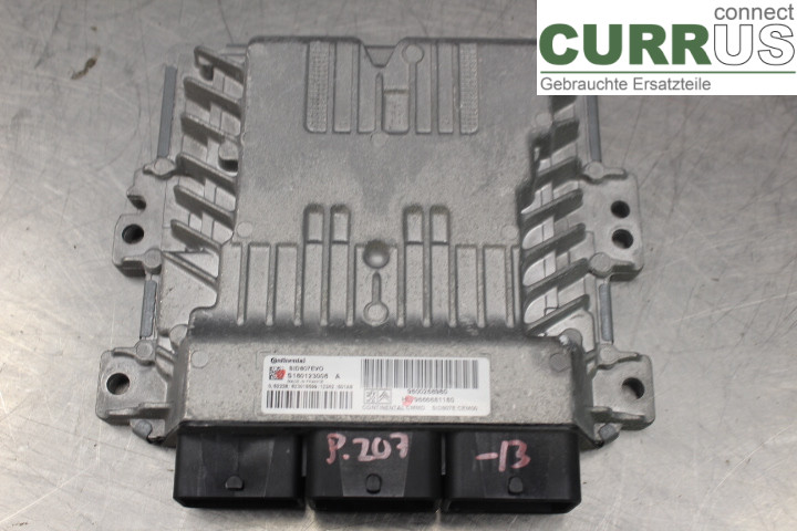 PEUGEOT 207 Engine Control Unit (ECU) 9666681180 