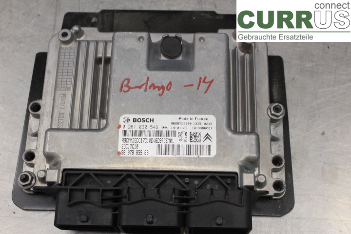 CITROEN BERLINGO 08-18 Engine Control Unit (ECU) 9807885980