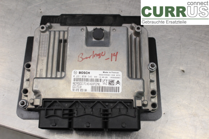CITROEN BERLINGO  08-18 Engine Control Unit (ECU) 9807858980 