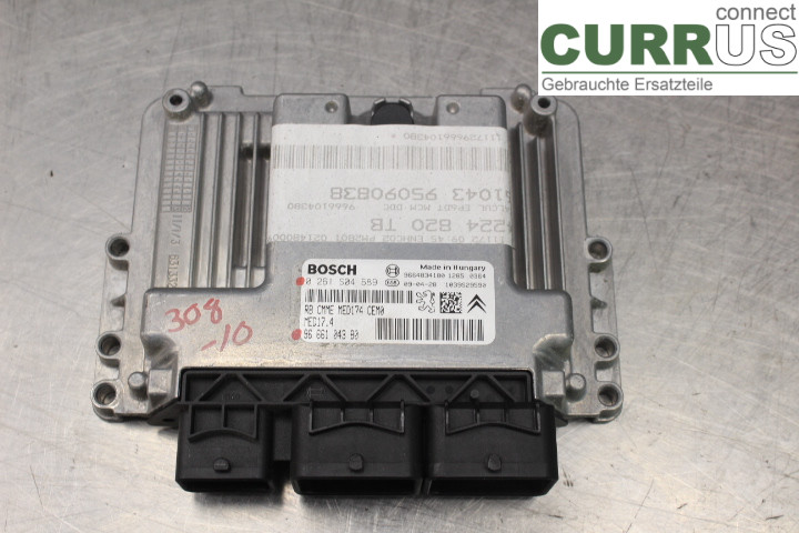 CITROEN BERLINGO  08-18 Engine Control Unit (ECU) 9666104380 