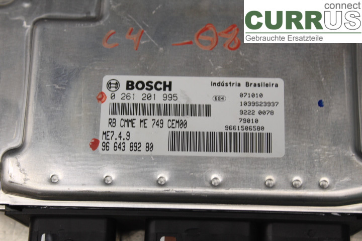CITROEN C4 I   05-10 Engine Control Unit (ECU) 9664389280 
