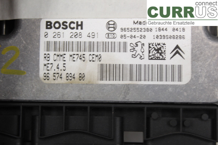 CITROEN C4 I   05-10 Engine Control Unit (ECU) 9657489480 1.6i/NFU