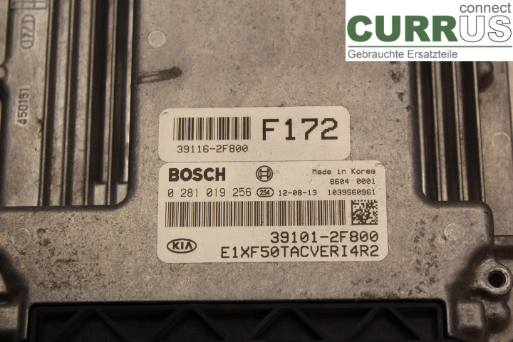 KIA SORENTO    10-14 Engine Control Unit (ECU) 391162F800 2,2CRDi/D4HB