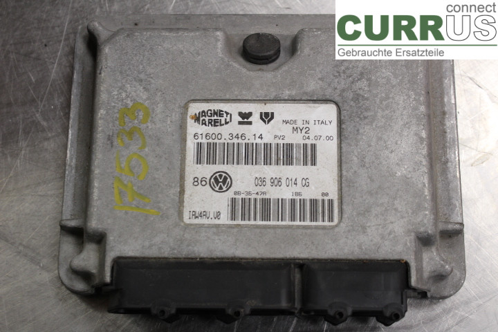 VW GOLF IV 98-06 Engine Control Unit (ECU) 036906014CG 1.4i/AHW