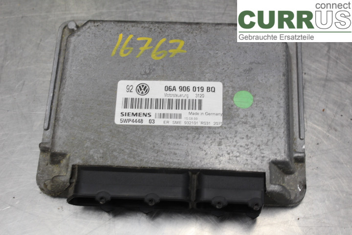 VW GOLF IV     98-06 Motorstyrningsenhet (ECU) 06A906019BQ 1.6i/AKL