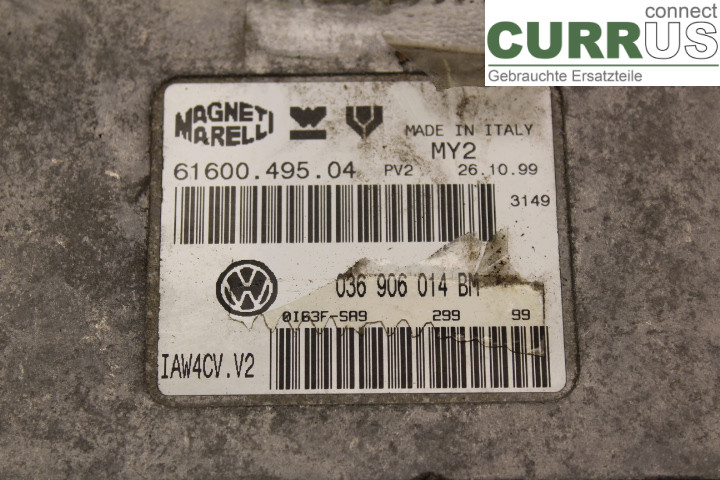 VW POLO       95-01 Engine Control Unit (ECU) 036906014BM 1,4i/AHW