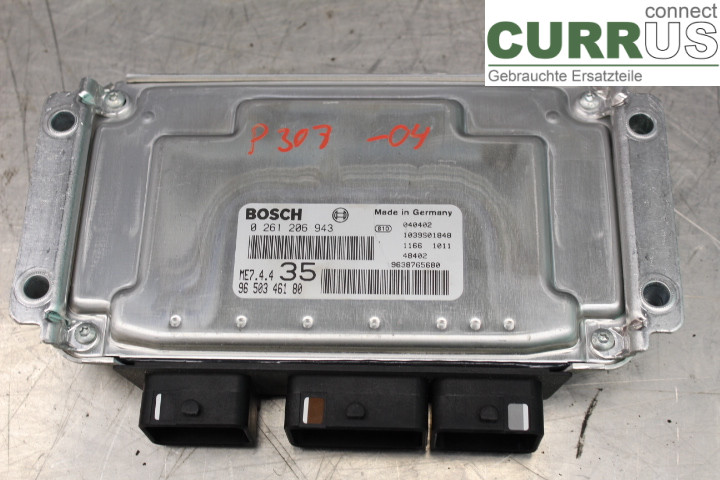 PEUGEOT 307     01-05 Engine Control Unit (ECU) 9650346180 
