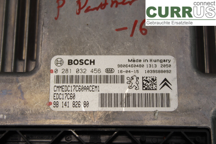 PEUGEOT PARTNER 16-18 Engine Control Unit (ECU) 9814182680