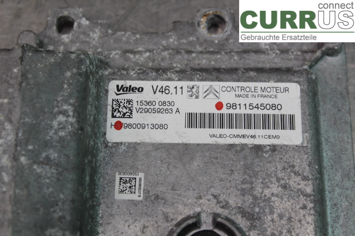 PEUGEOT 208 12-15 Engine Control Unit (ECU)  