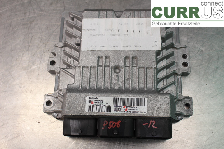 PEUGEOT 508  11-18 Engine Control Unit (ECU) 9666681180 