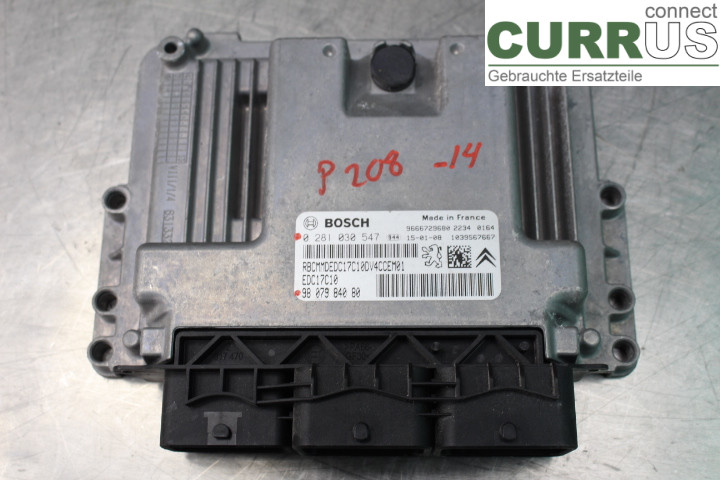 PEUGEOT 208 12-15 Engine Control Unit (ECU) 9807984080 