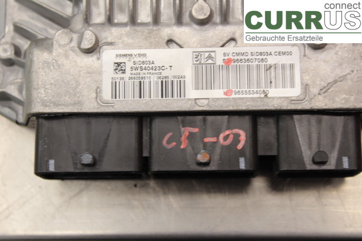 CITROEN C5     05-08 Motorsteuergerät (ECU) 9655534080 
