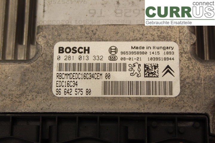 PEUGEOT 307     05-08 Engine Control Unit (ECU) 9664257580 