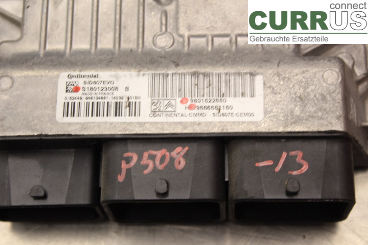 PEUGEOT 508  11-18 Engine Control Unit (ECU) 9801622880 