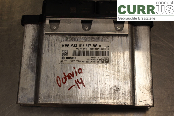 SKODA OCTAVIA 13-20 Engine Control Unit (ECU) 04E907309A