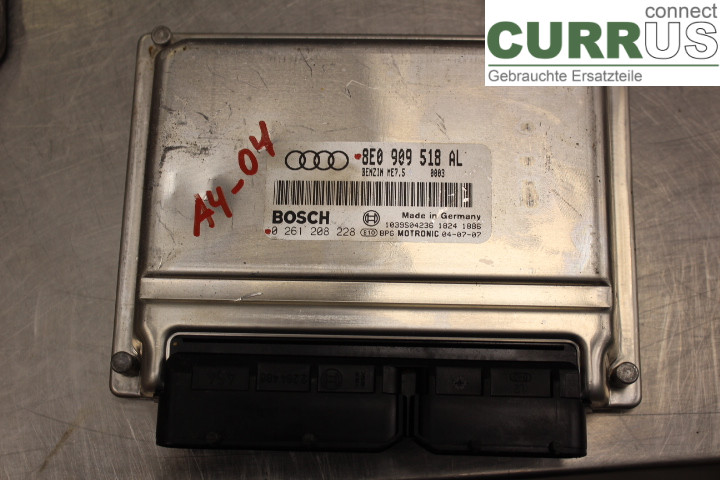 AUDI A4/S4     01-05 Motorens styreenhed (ECU) 8E0909518AL 