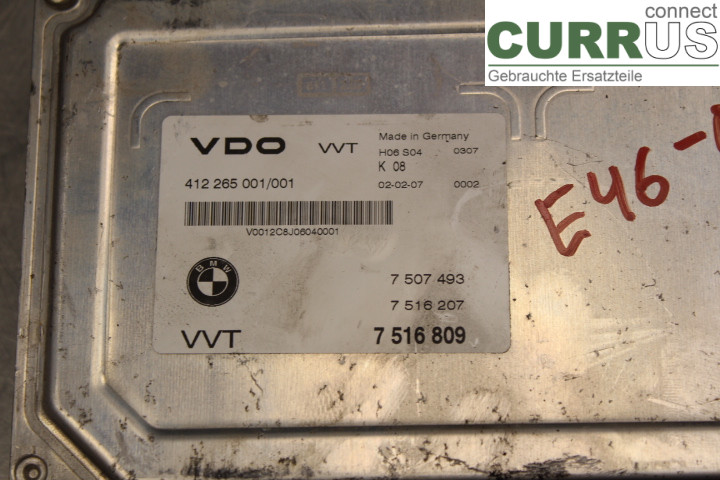 BMW 3 E46 98-05 Engine Control Unit (ECU) 7516809