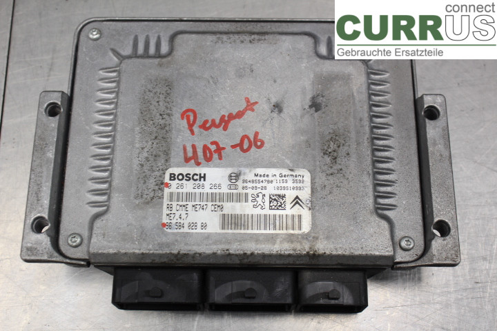 PEUGEOT 407 Engine Control Unit (ECU) 9658402880 