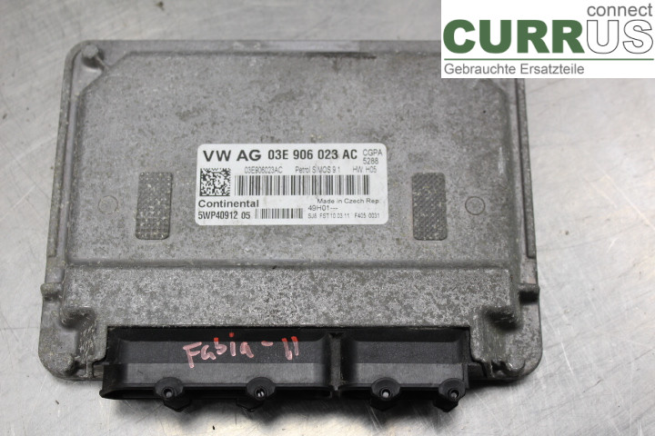 SKODA FABIA         07-14 Engine Control Unit (ECU) 03E906023AC 